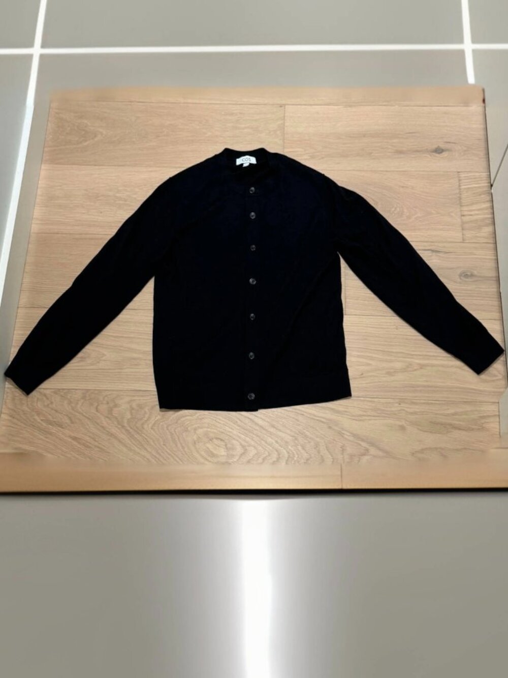 COS Black Women's Button-Up Cardigan